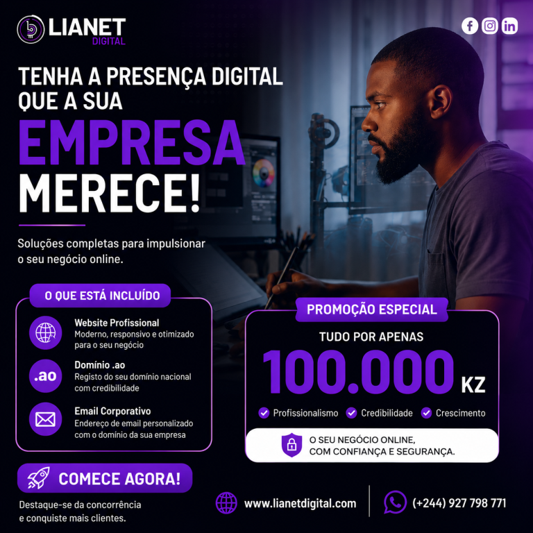 Tenha a presença digital que a sua empresa merece!